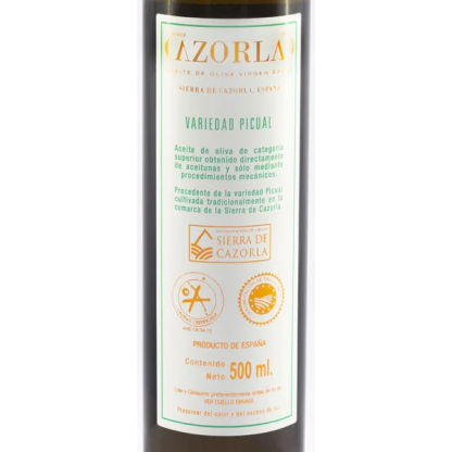 Oliwa z oliwek PICUAL D.O.P. SIERRA DE CAZORLA 500 ml w szklanej butelce